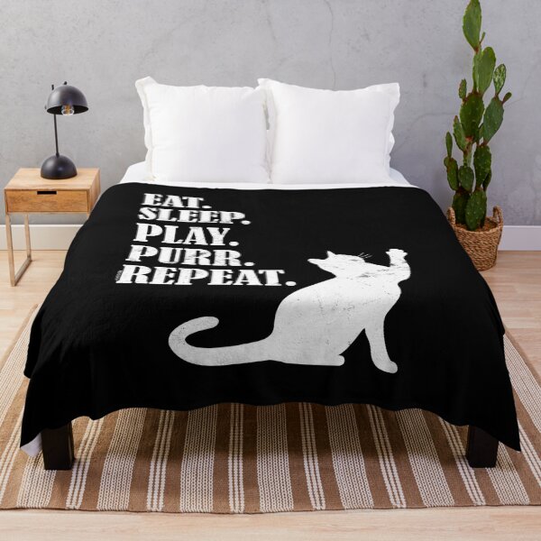 Item preview, Cat EAT SLEP PLAY designed and sold by catsandmore.