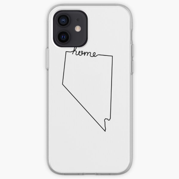 Nevada Home State Outline iPhone Soft Case