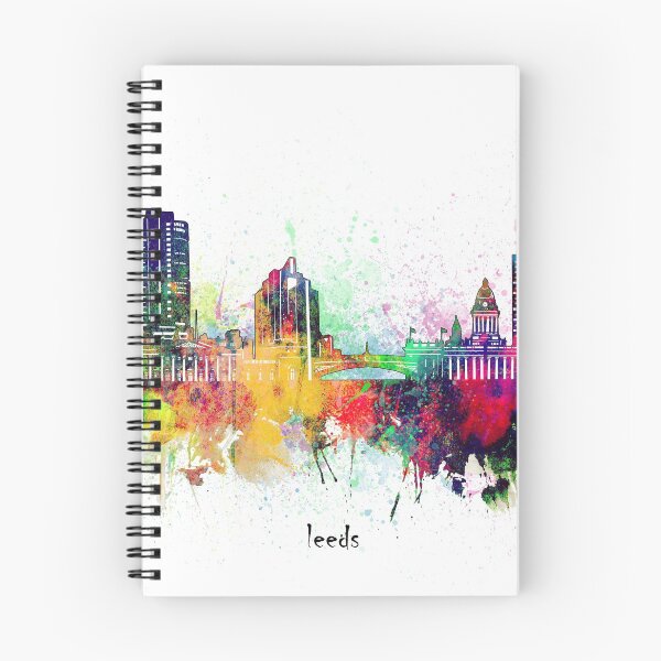 Aperçu de l'œuvre leeds skyline créée et vendue par BekimART.
