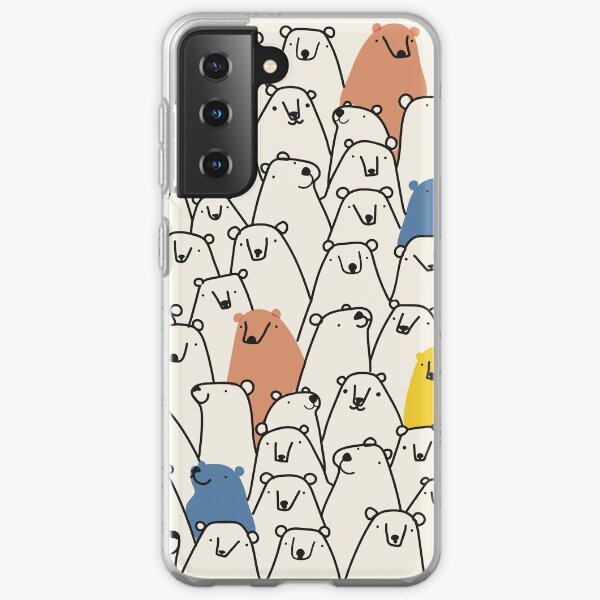 Bears pattern Samsung Galaxy Soft Case