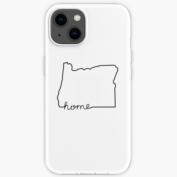 Oregon Home State Outline iPhone Soft Case