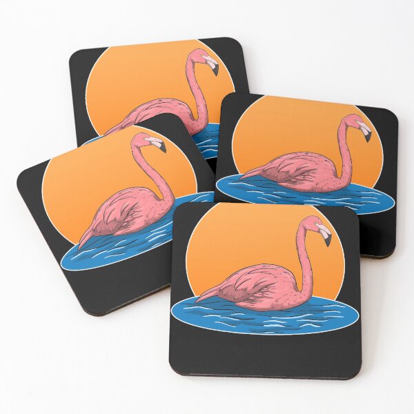 Item preview, Flamingo sunset designed and sold by frankidavids.