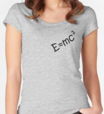 Dr Stone Anime E=MC2 Fitted Scoop T-Shirt