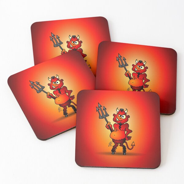 Item preview, Fat red devil designed and sold by cardvibes.