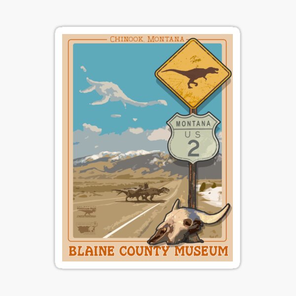 Blaine County Museum Sticker
