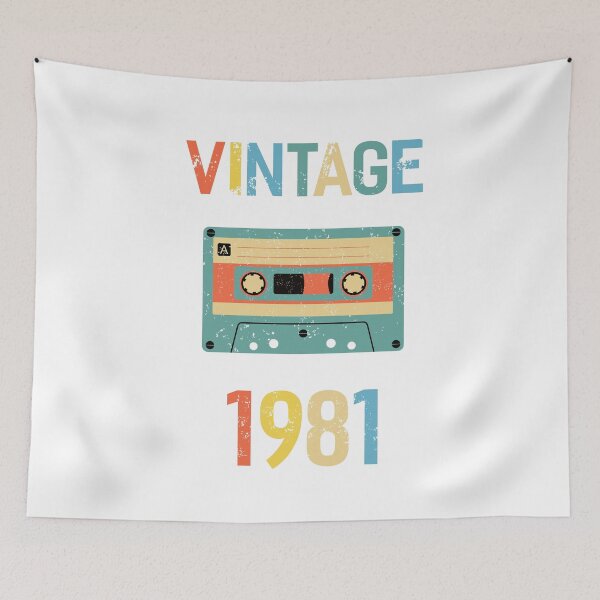 Item preview, Vintage 38th Birthday Gift Mixtape 1981 38 Years Old  designed and sold by Maka4.