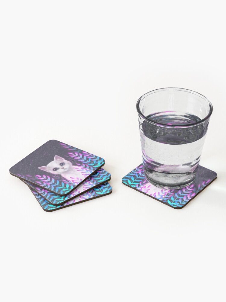 Alternate view of Glowy foliage Coasters (Set of 4)