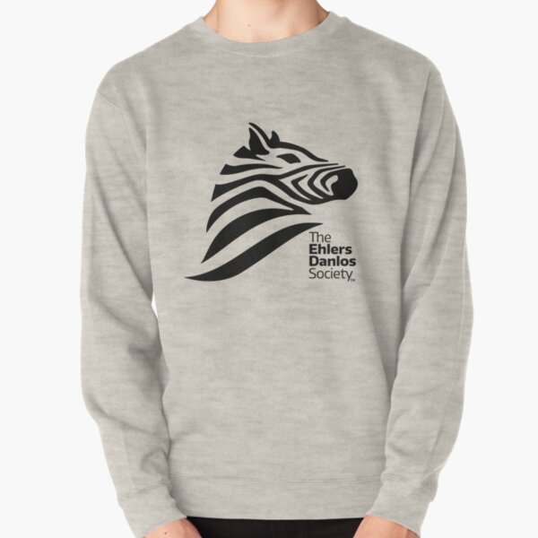 Awareness Logo on White Pullover Sweatshirt