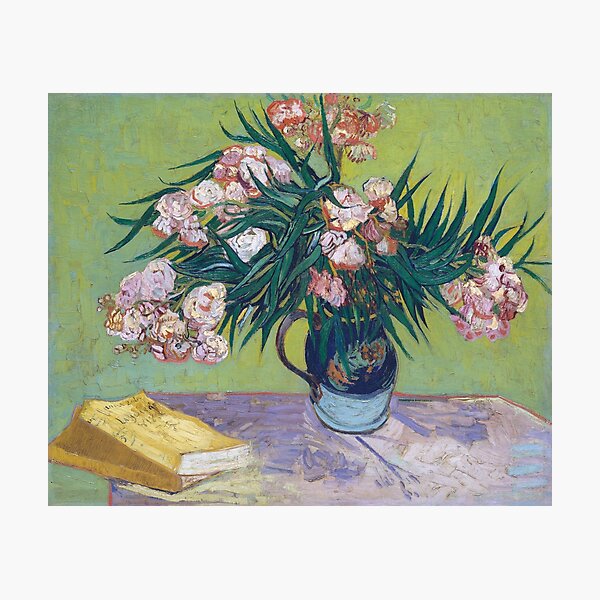 Item preview, Vincent Van Gogh - Majolica Jar with Branches of Oleander designed and sold by vakashop.