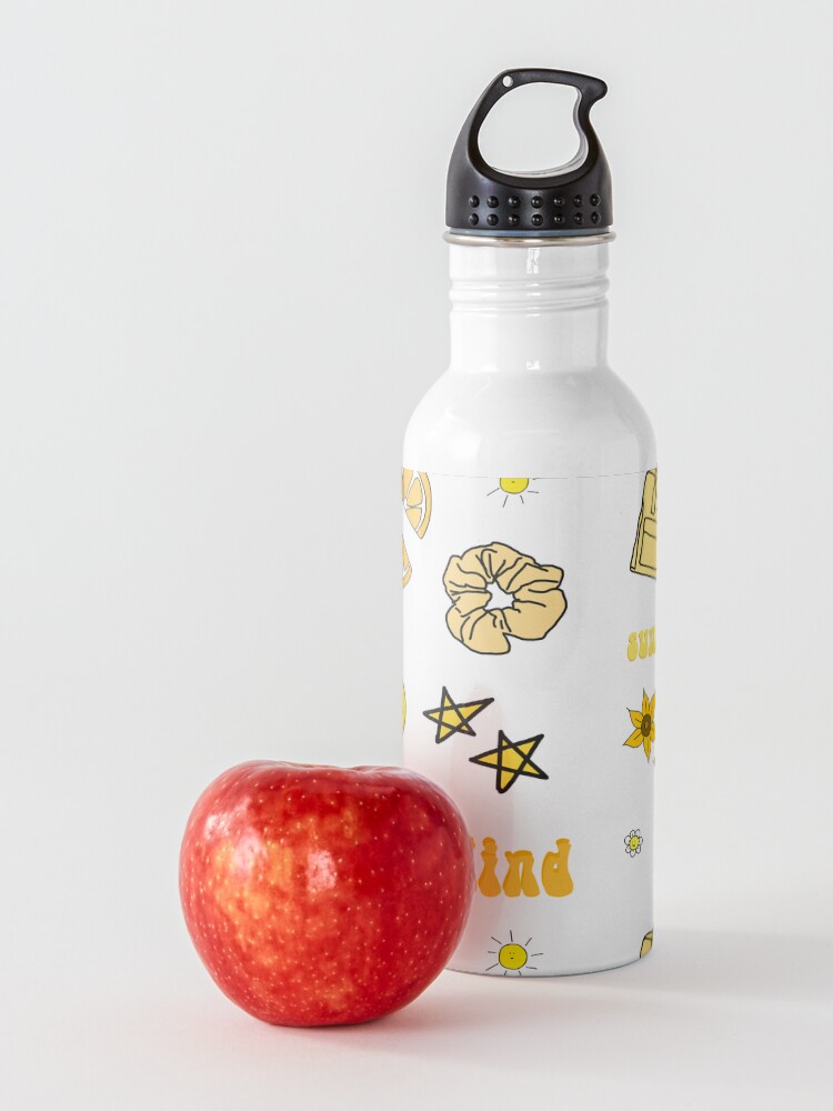 Alternate view of VSCO Girl Yellow Sticker Packet Water Bottle