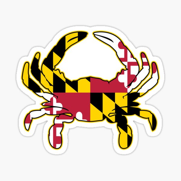 Buy Ravens Maryland Flag - Die cut stickers - StickerApp