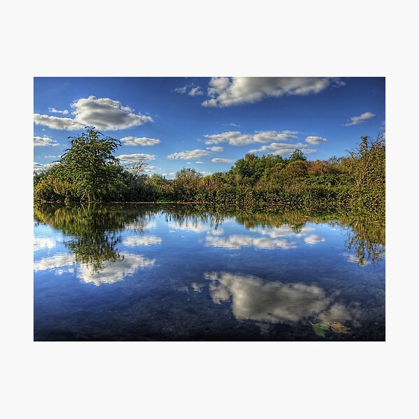 The river Itchen - Winchester Photographic Print