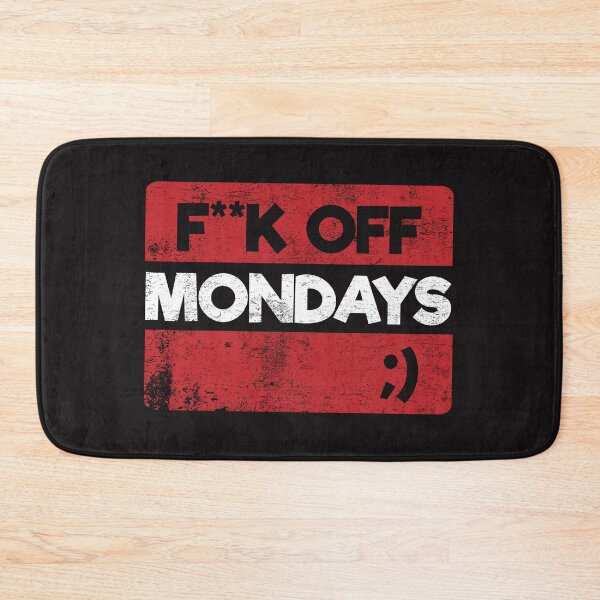 Item preview, F**k Off Mondays! Red Grunge designed and sold by poisondesign.
