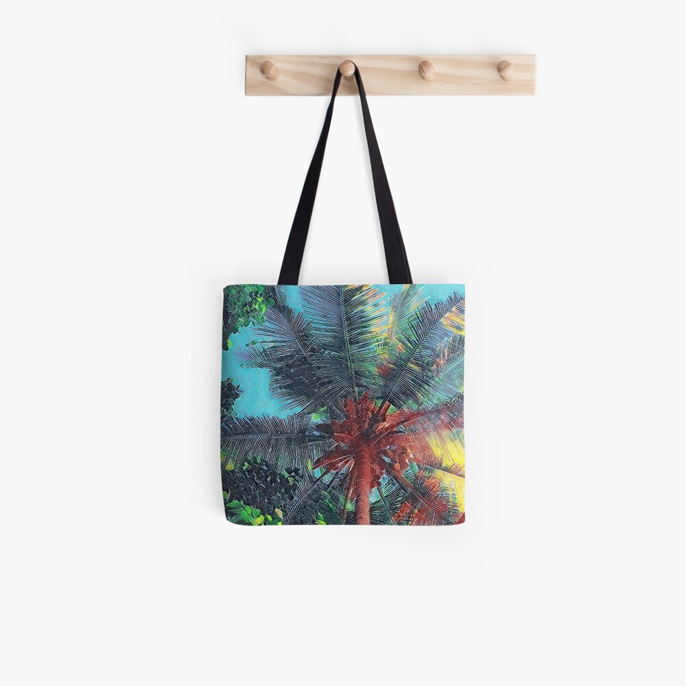Tropical Palm Tree Tote Bag