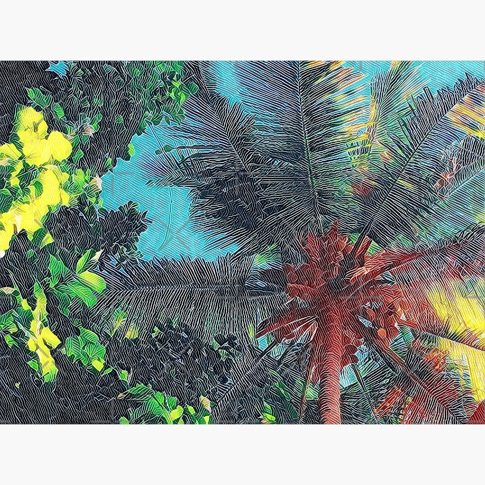 Tropical Palm Tree — Poster