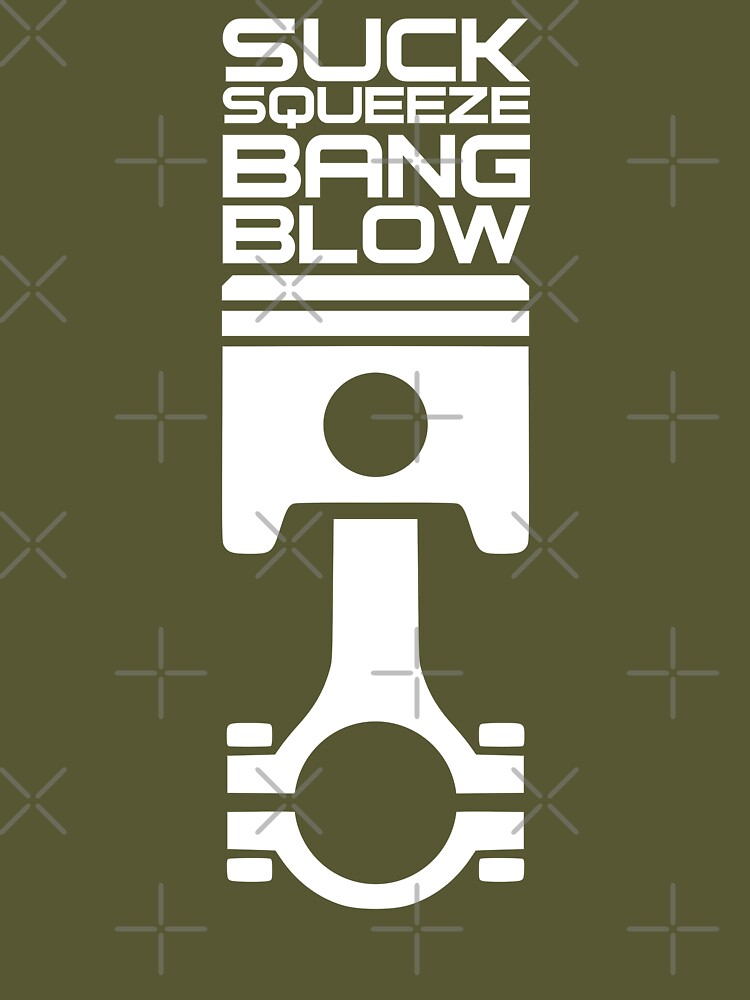 Suck Squeeze Bang Blow Funny Mechanic Gi Kids T-Shirt - TeeHex