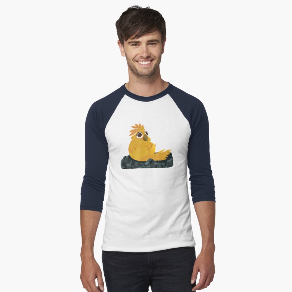 T-shirt baseball manches ¾ « Alicanto Or Oiseau»