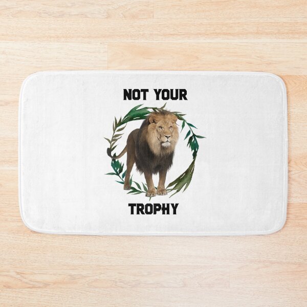 Item preview, Not Your Trophy Animal Rights Lion  designed and sold by ColorFlowArt.
