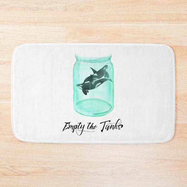Item preview, Empty The Tanks Killer Whale Free the Orcas  designed and sold by ColorFlowArt.