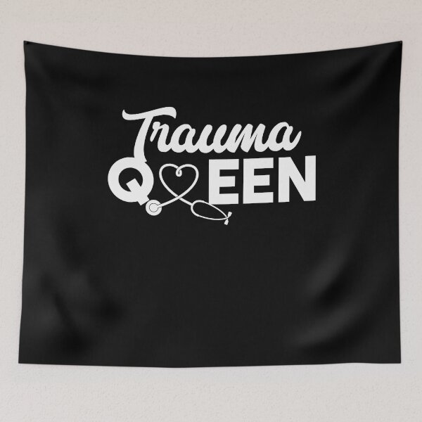 Item preview, Trauma Queen Cool Funny Nurse designed and sold by Rdroberts84.