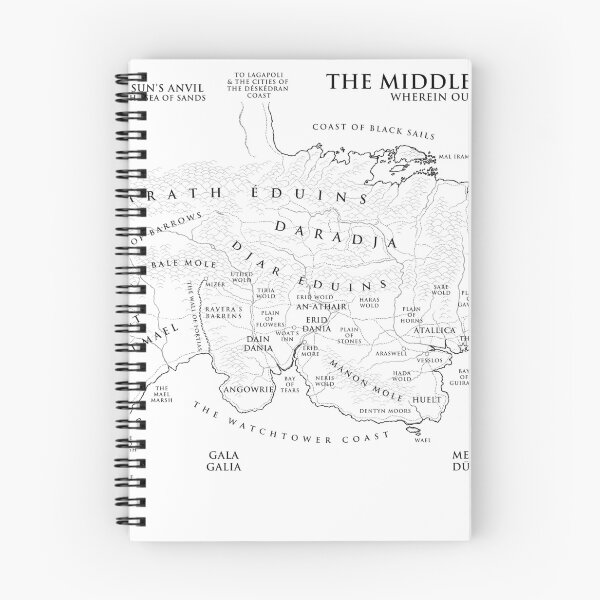 Item preview, The Middle Kingdoms Map (The Barrow) designed and sold by Aegis-Gorgon.