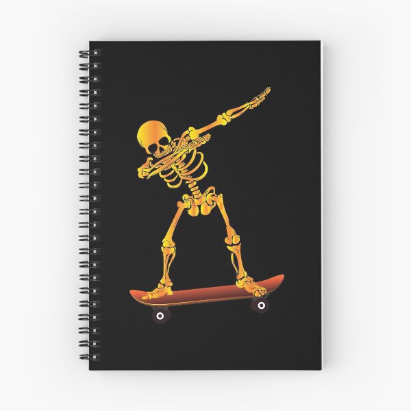 Item preview, Funny Dabbing Halloween Skeleton On A Skateboard graphic designed and sold by tronictees.