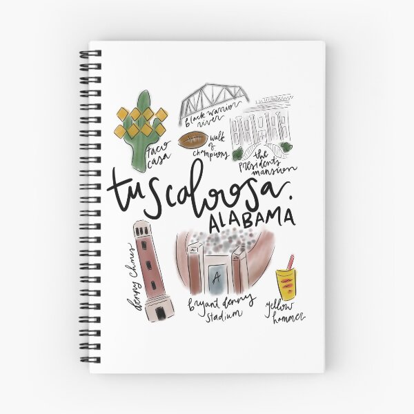 Item preview, Tuscaloosa, Alabama city print designed and sold by shelbiefran.