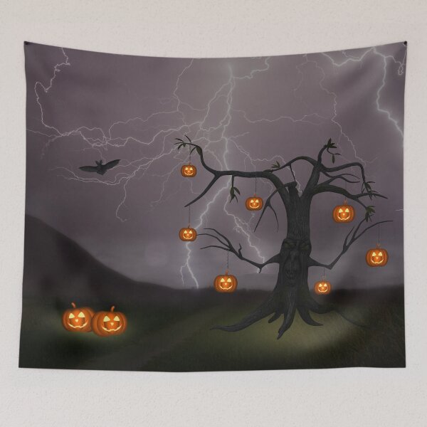 Item preview, SCARY HALLOWEEN TREE designed and sold by AbsentisDesigns.