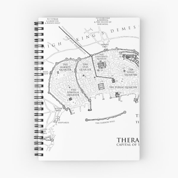 Item preview, Therapoli Magni City Map (The Barrow) designed and sold by Aegis-Gorgon.