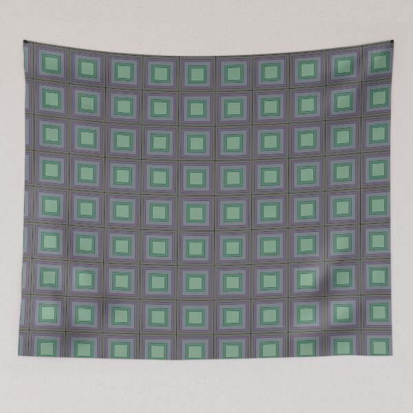 Item preview, squares retro pattern designed and sold by vixfx.