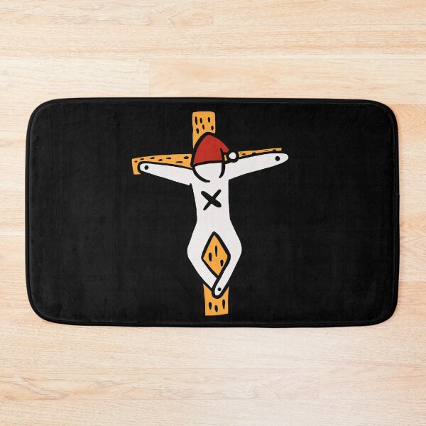 Item preview, Artsy Atheist Christmas Crucified Santa Christmas Artwork  designed and sold by isstgeschichte.