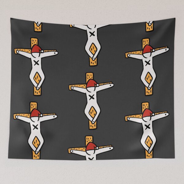 Item preview, Artsy Atheist Christmas Crucified Santa Christmas Artwork  designed and sold by isstgeschichte.
