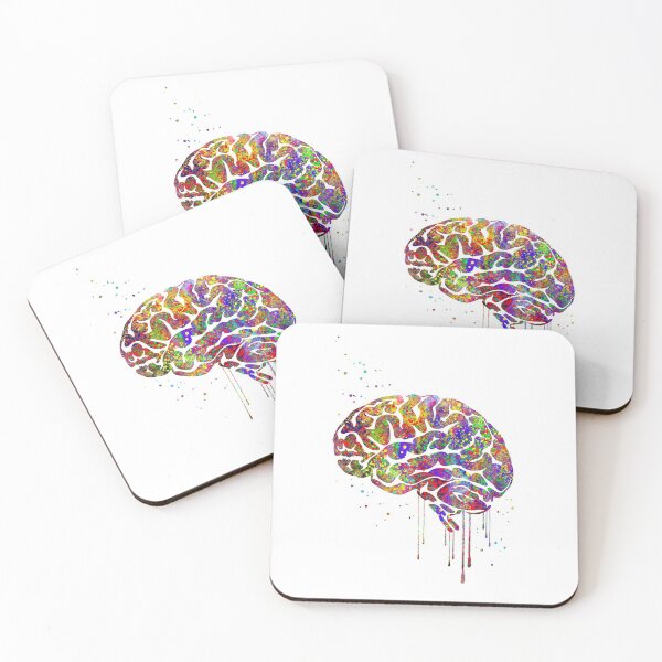 Item preview, Brain anatomy, medical art, watercolor Brain designed and sold by Rosaliartbook.