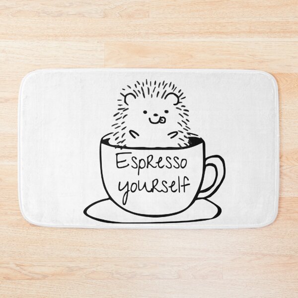 Item preview, Espresso Yourself Hedgehog designed and sold by CELLAR-D00R.