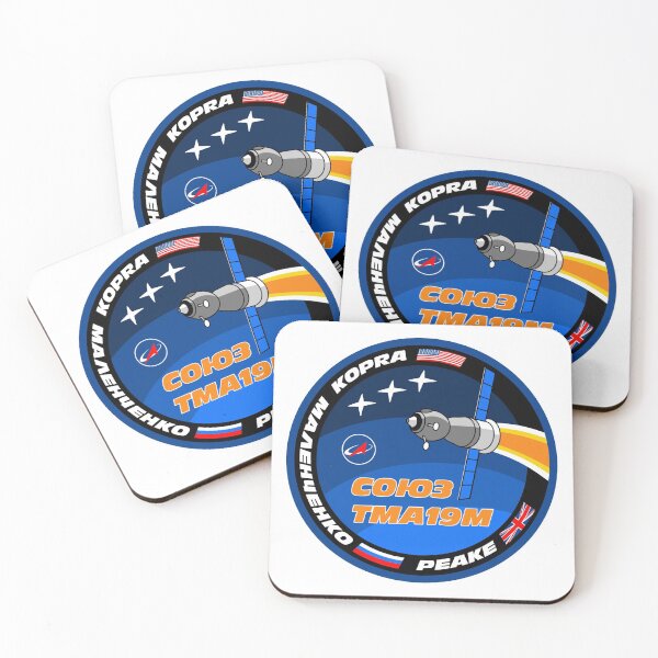 Item preview, Soyuz TMA-19M Patch with Kim Kopra and Tim Peake designed and sold by Nikki SpaceStuffPlus.
