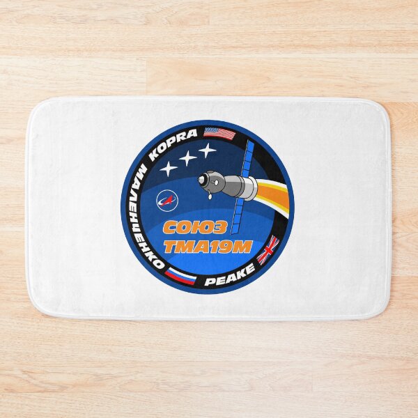 Item preview, Soyuz TMA-19M Patch with Kim Kopra and Tim Peake designed and sold by Nikki SpaceStuffPlus.
