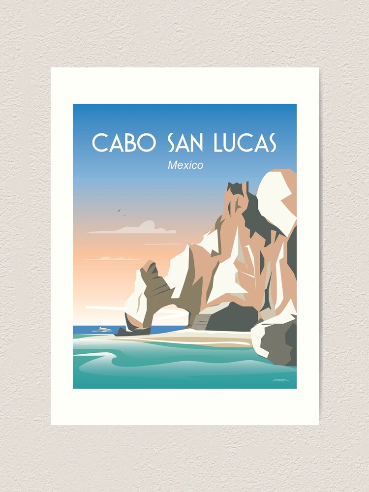 "Cabo San lucas travel poster wall art" Art Print for Sale by Arctic ...