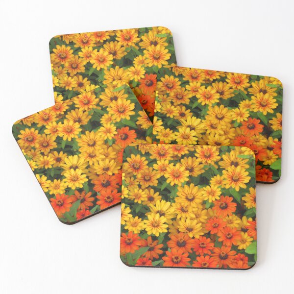 Item preview, blooming colorful flowers in the garden designed and sold by rhnaturestyles.