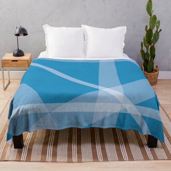 Aperçu de l'œuvre Formes en bleu créée et vendue par DesignsAndStuff.