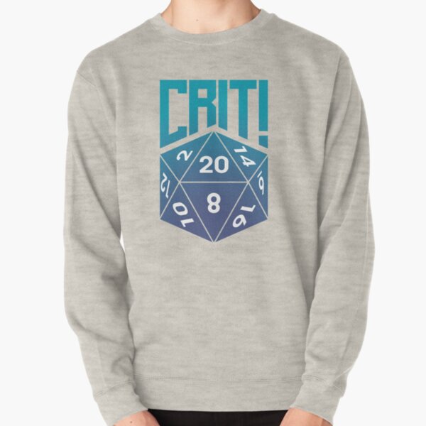 Crit Success - Blue Pullover Sweatshirt