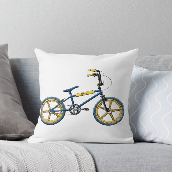 Item preview, Retro BMX blue / yellow designed and sold by Baines Cartoons.