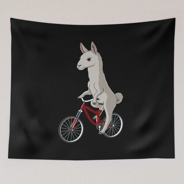 Item preview, Lama on the bike Gift Idea designed and sold by alwe-designs.