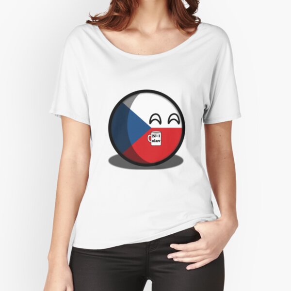 Czechianball with a number 1 mug Relaxed Fit T-Shirt