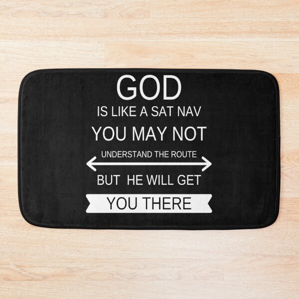 Item preview, God is like a Sat Nav  designed and sold by Isha Dibua.