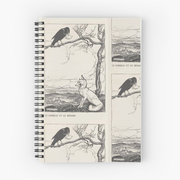 Item preview, Aesop's Fables art by Arthur Rackham 1913 0026 The Fox and the Crow designed and sold by wetdryvac.