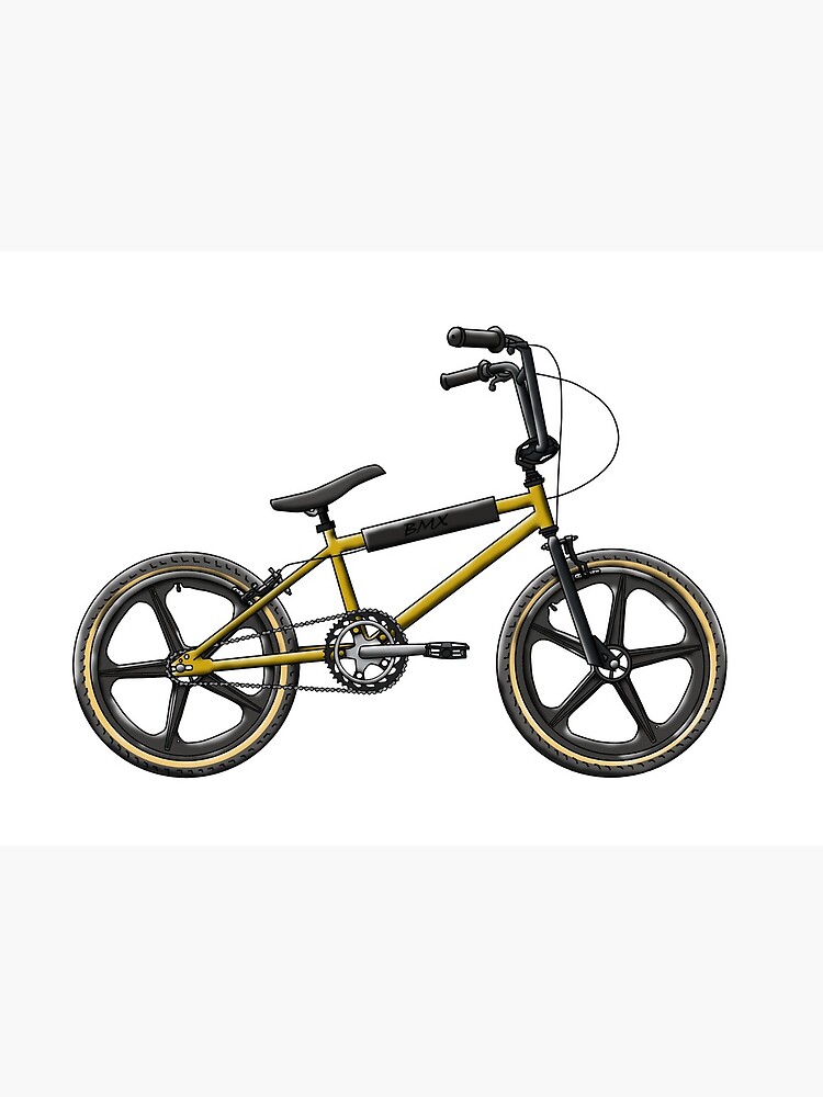 Bicicletas bmx negras online con dorado