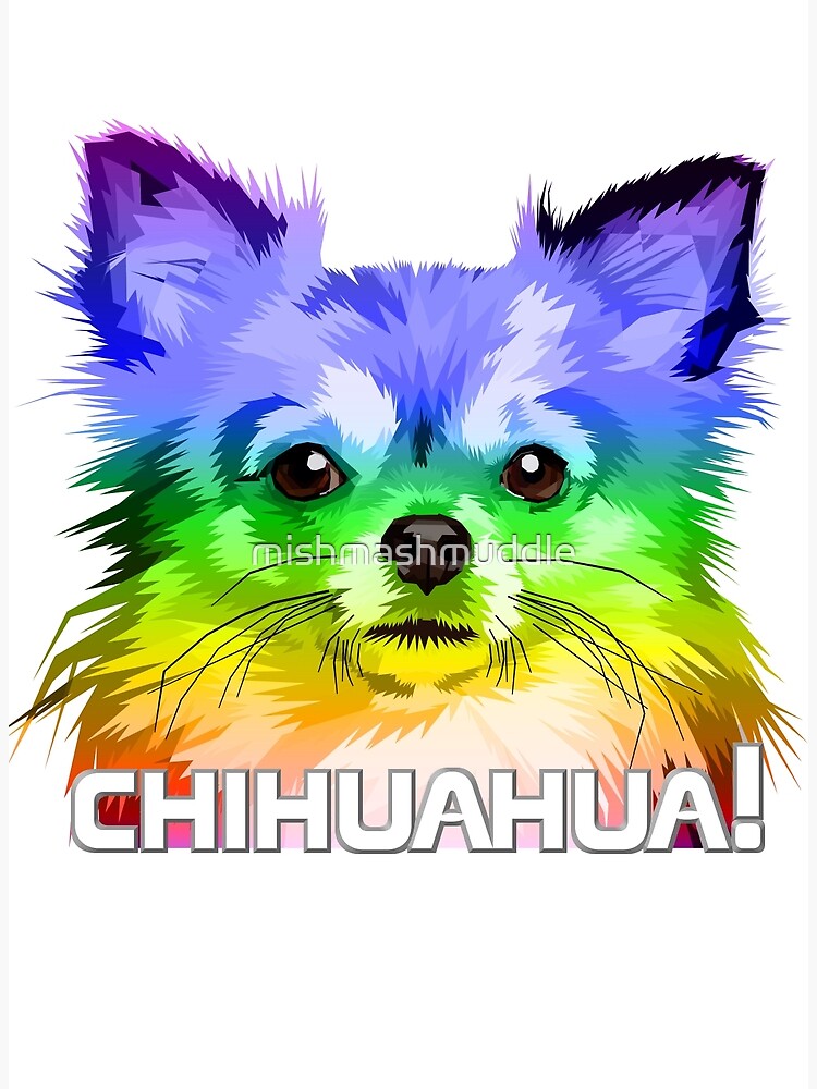 Rainbow Chihuahua Jigsaw Puzzle