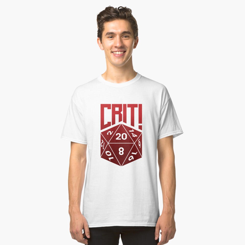 Crit Success - Red Classic T-Shirt