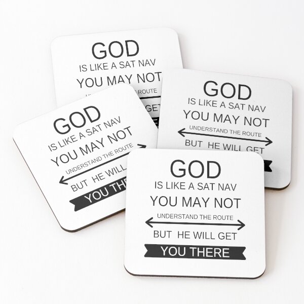 Item preview, God is like a Sat Nav  designed and sold by Isha Dibua.