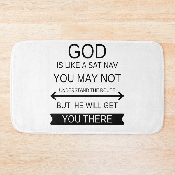 Item preview, God is like a Sat Nav  designed and sold by Isha Dibua.